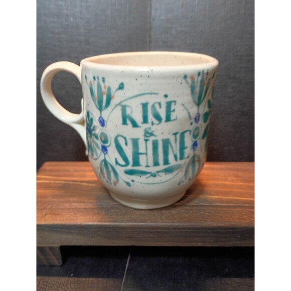Anthropologie Other - Anthropologie Elevenses Mug Rise & Shine Speckled Stoneware Coffee Cup